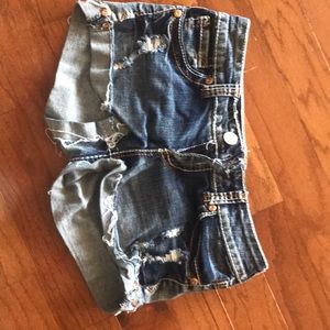 Women’s blue Jean shorts